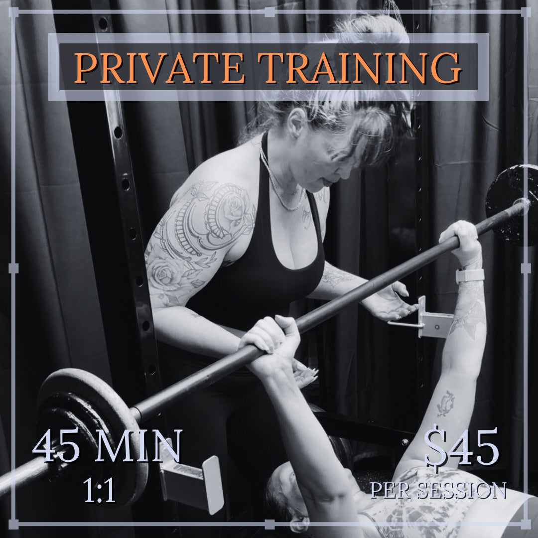 PRIVATE TRAINING - 45 MIN