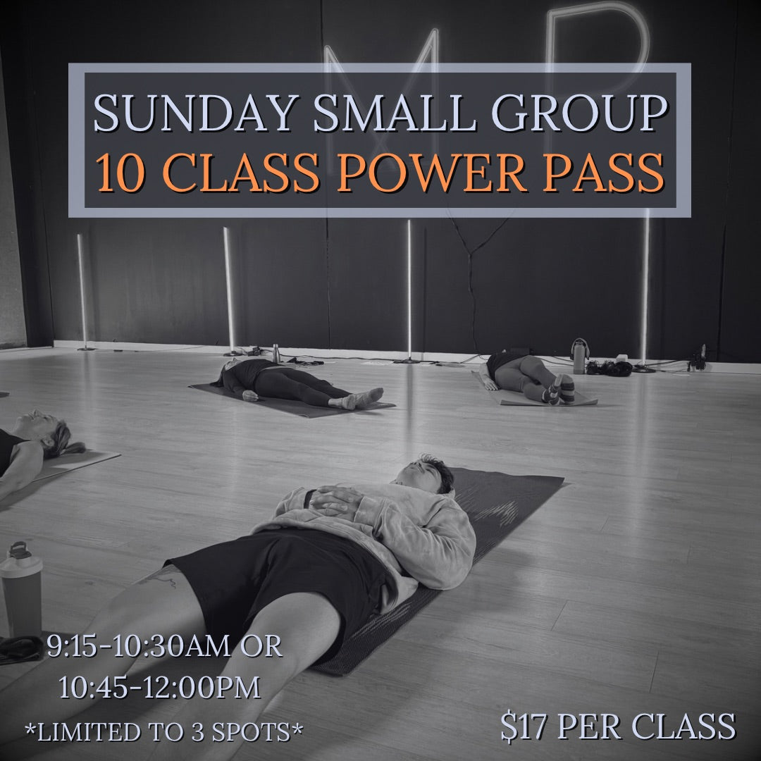 SUNDAY SMALL GROUP - 10 CLASS POWER PASS