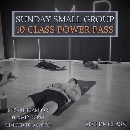 SUNDAY SMALL GROUP - 10 CLASS POWER PASS