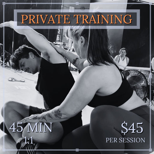 PRIVATE TRAINING - 45 MIN