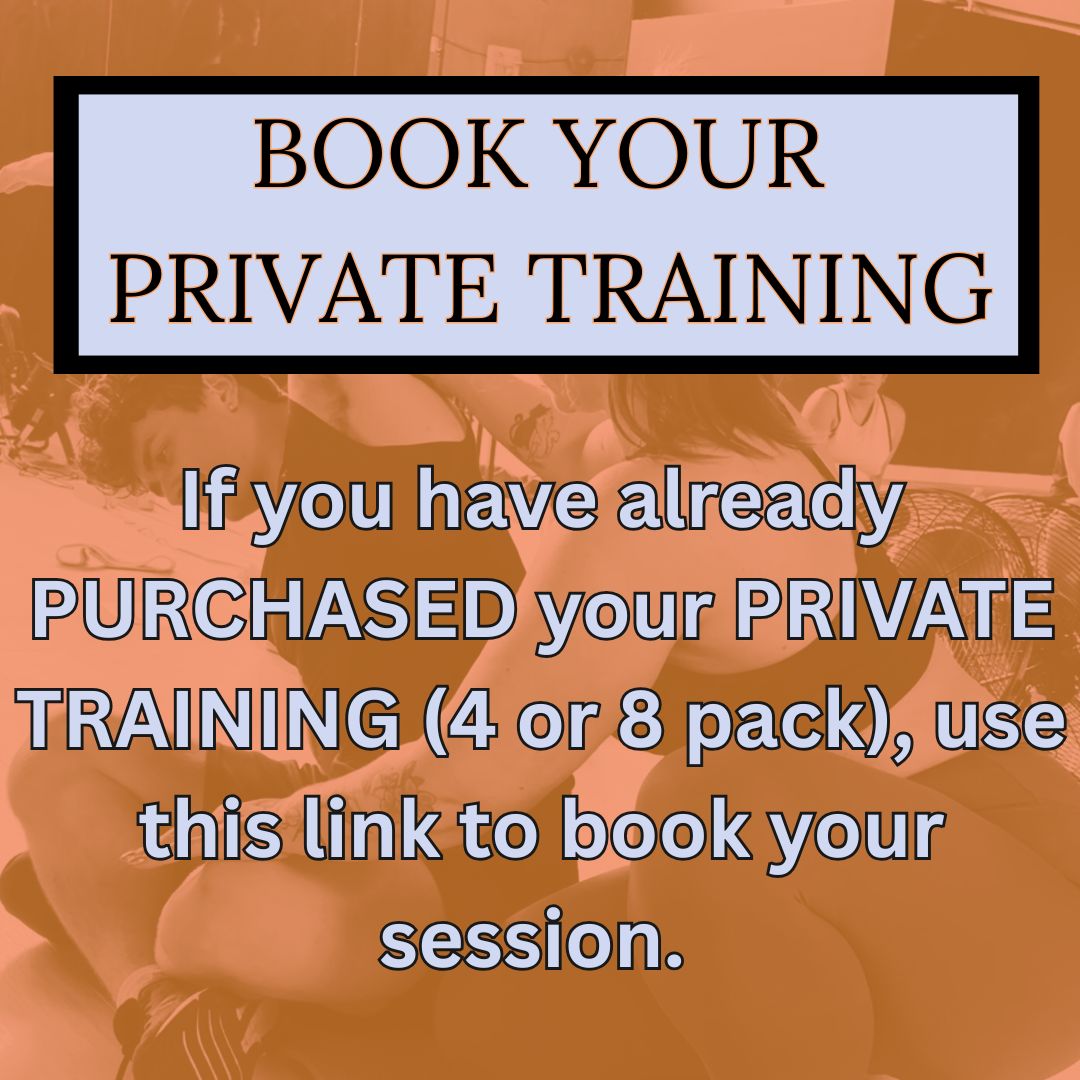 BOOK PRIVATE TRAINING (PACK HOLDERS)