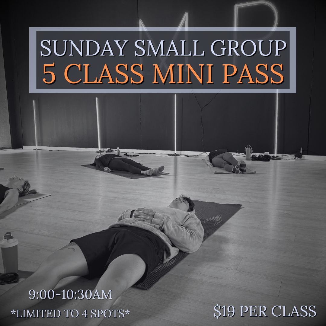 SUNDAY SMALL GROUP - 5 CLASS MINI PASS