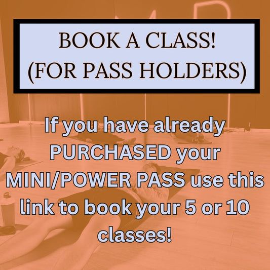 BOOK A SUNDAY CLASS (PASS HOLDERS)